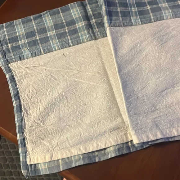 🏠 The Country Home Collection Plaid Valance 2 Panels - Picture 5 of 5